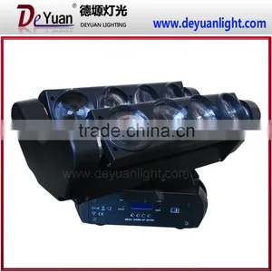 Night Club Ceiling Light 8PCS 10W RGBW Led Spider Beam Moving Head Light thumbnail-1
