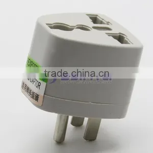 Universal Travel Power Plug to USA AC Plug Adapter ( 3-pin ) Electrical Plug thumbnail-2