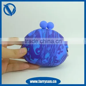 Cheap Customized Logo Printed Bulk Wholesale Silicone Coin Purse thumbnail-2