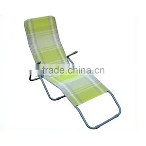 Outdoor Lounger Chair Backrest With Armrest Garden Portable Beach Pool Aluminium Sun Lazy Lounger thumbnail-4