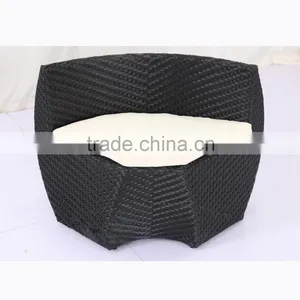 New Design Leisure PE Wicker Dinette Rattan Sofa For Garden Cheap Round Rattan Sofa Set Quality Choice thumbnail-6