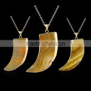 Top Sale Long Chains Necklace / Popular Long Chains Amber Necklace thumbnail-2
