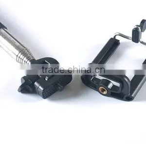 2015 Newest Colorful Wireless Monopod Selfie Stick With Bluetooth Shutter Button thumbnail-4