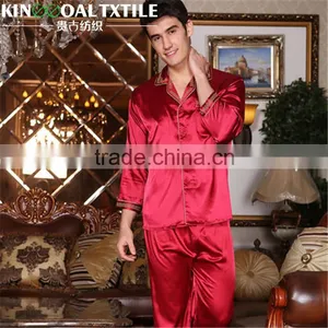 Wholesale Luxury Sexy 100% Silk Long Satin Sleepwear thumbnail-6