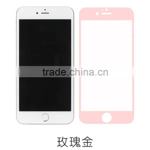 Rock Anti Scratch Tempered Glass Screen Protector for IPhone 6 6s Anti Fingerprint Frosted Rose Gold Screen Protector MT-5738 thumbnail-1