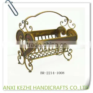 LC-84849 China Antique Wrought Metal Iron Fold Magazine Rack thumbnail-3