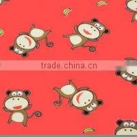 Polyester Cotton Printed Knitted Fleece Fabric thumbnail-1