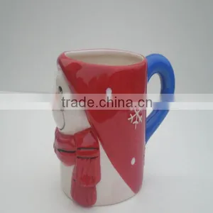 Ceramic Snowman Water Jug thumbnail-1