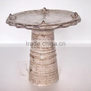 Craft Pottery Birdbath Individual Packing Clay thumbnail-1
