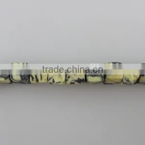 Gemstone Yellow Turquose Rondelle Beads for Jewelry thumbnail-2