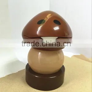 New Promotional Creative Design Cartoon Mushroom Push Control Cute LED Bedside Table Lamp thumbnail-3