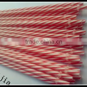 Plastic Striped Acrylic Straws of Drinking thumbnail-6