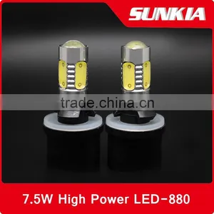 5pcs Epistar Chip 880 LED Head Light White 7.5w Fog Lamps 12v Daytime Driving Light thumbnail-1