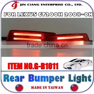 FOR LEXUS CT200H Car Tail LIGHT Red Brake Warning REAR BUMPER LIGHT thumbnail-2