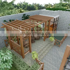 Landscape Facilities/faluminum Gazebo Pergola for Sale thumbnail-4