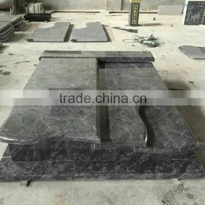 Bahama Blue Granite Headstone Granite Tombstone Design Quality Choice thumbnail-5