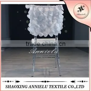 Wholesale Petal Taffeta Chair Cover and Tablecloths thumbnail-2