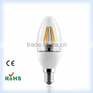 2.5W LED Candle Bulb E14/E26/E27 Glass Cover 100-240V CE/ROHS/UL Epistar Chip thumbnail-2