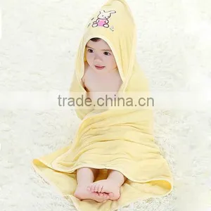 Colorful Hooded Baby Towel Bamboo thumbnail-1