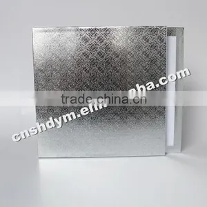 Rectangle High Quality Foil Corrugated Cake Drums thumbnail-4