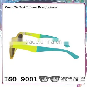 Oversized and Two Color Way Design Plastic Sunglasses With Revo Lens thumbnail-6
