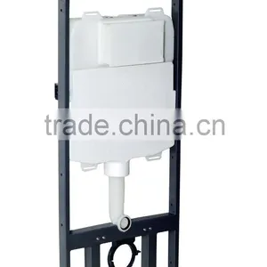 Concealed in Wall Cistern With Dual Flush for Wall Hung Toilet With Mechanical Flushing thumbnail-1
