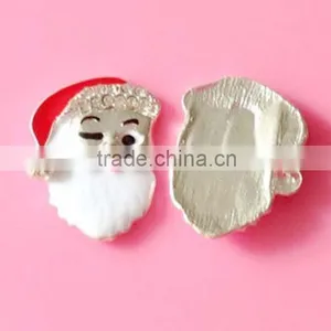 Stock Christmas 29*22mm Rhinestone Santa Button With Slider(BTN-5503) thumbnail-1