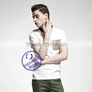 Single Jersey Men's Pocket Polo Shirt With Custom Label thumbnail-4
