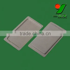 Biodegradable Custom Printed Mobile Phone Packaging Tray ,phone Accessories Paper Molded Pulp Packaging Trays thumbnail-1