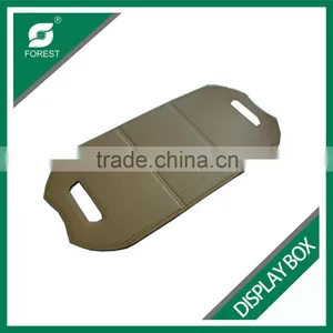 CUSTOM PRINT C FLIUTE CORRUGATED DISPLAY CARTONS PAPERBOARD FLAT SHIPPING CARRIERS WITH HANDLES thumbnail-5