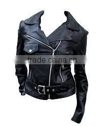 2014 Hot Sell OEM Sevice pu Women Jacket With Little Stand Collar thumbnail-1