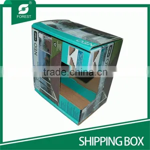 OEM HIGH QUALITY FOLDABLE CORRUGATED SHIPPING BOXES WITH WINDOW FOR MOVING FURNITURE thumbnail-4