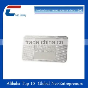 Customized Design Metal Business Stainless Steel Card thumbnail-2