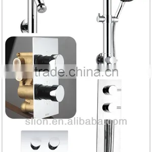 Bathroom Shower Water Mixer With Vernet Thermostatic Cartridge thumbnail-1
