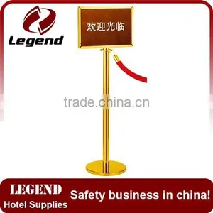 A4 Frame Sign Holder for Queue Pole Rope Crowd Control Barrier thumbnail-2