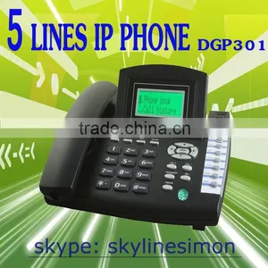 Voip Device 5 Lines Sip ip Phone Support Viop thumbnail-1