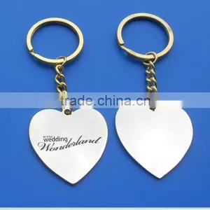 Custom Design Love Heart Metal Souvenir Keychains thumbnail-1