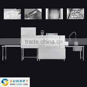 Best Quality and Price Dishwasher Machine With Double Spray Tunnel Type and Single Dryer for Sale thumbnail-1