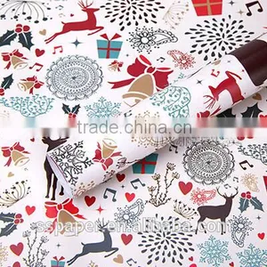 2016 Hotsale With High Quality Wrapping Paper 80g Wrapping Paper for Christmas thumbnail-2