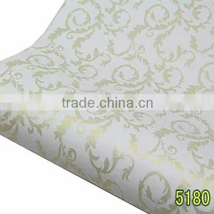 Sample Golden Pattern Adhesive Wallpaper for Living Room Decoration thumbnail-1