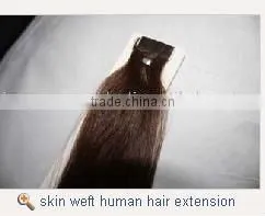 AAA+ Grade PU Tape Skin Weft Human Hair Extension thumbnail-1