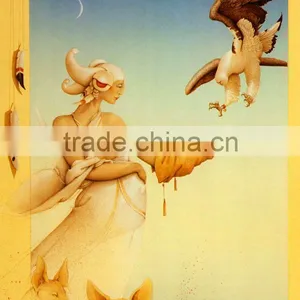 Abstract Dancers Paper Art Paintings Printed thumbnail-1
