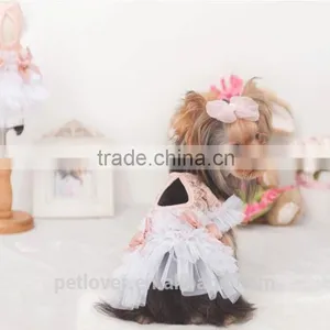 Puppy Party Pet Skirt Dog Clothes Princess Dress Apparel thumbnail-3