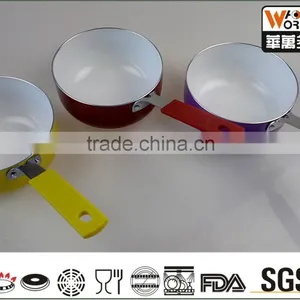 South Korea Aluminum Non-sticking Edge Mini Fry Pan With Color Painting thumbnail-1