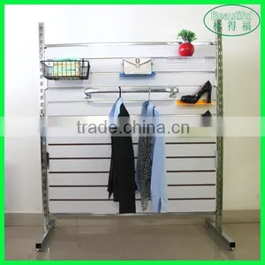 Detachable Exhibition Display Rack Used 4' x 4' Slatwall Panel thumbnail-2
