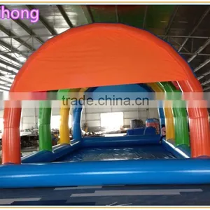 Factory Price and Good Quality Inflatable Swimming Pool for Kids/ Square Inflatable Pool/ Portable Swimming Pool for Sale thumbnail-5