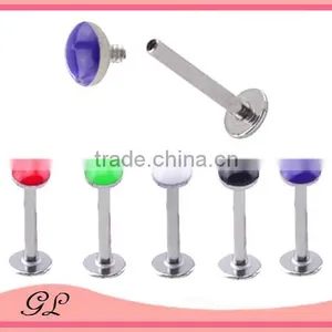 Hot Sell Stainless Steel Flower Labret Studs thumbnail-1