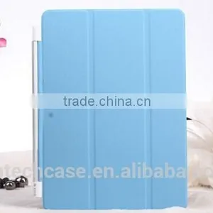 New Listing 3 Fold Built-in Magnet Stand Card Slot Ultra Thin Smart Leather Cover Case For Ipad 6 Air 2 thumbnail-5