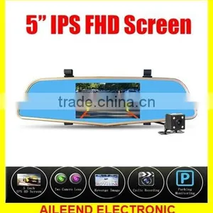 New NT96658 Car Dvr Camera 5 Inch Mirror Digital Video Recorder Dual Lens Dvr Car Camcorder thumbnail-1
