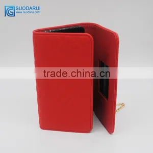 Fashion Noble Women Mirror Case for Iphone With Wallet Pouch Bag Case thumbnail-4